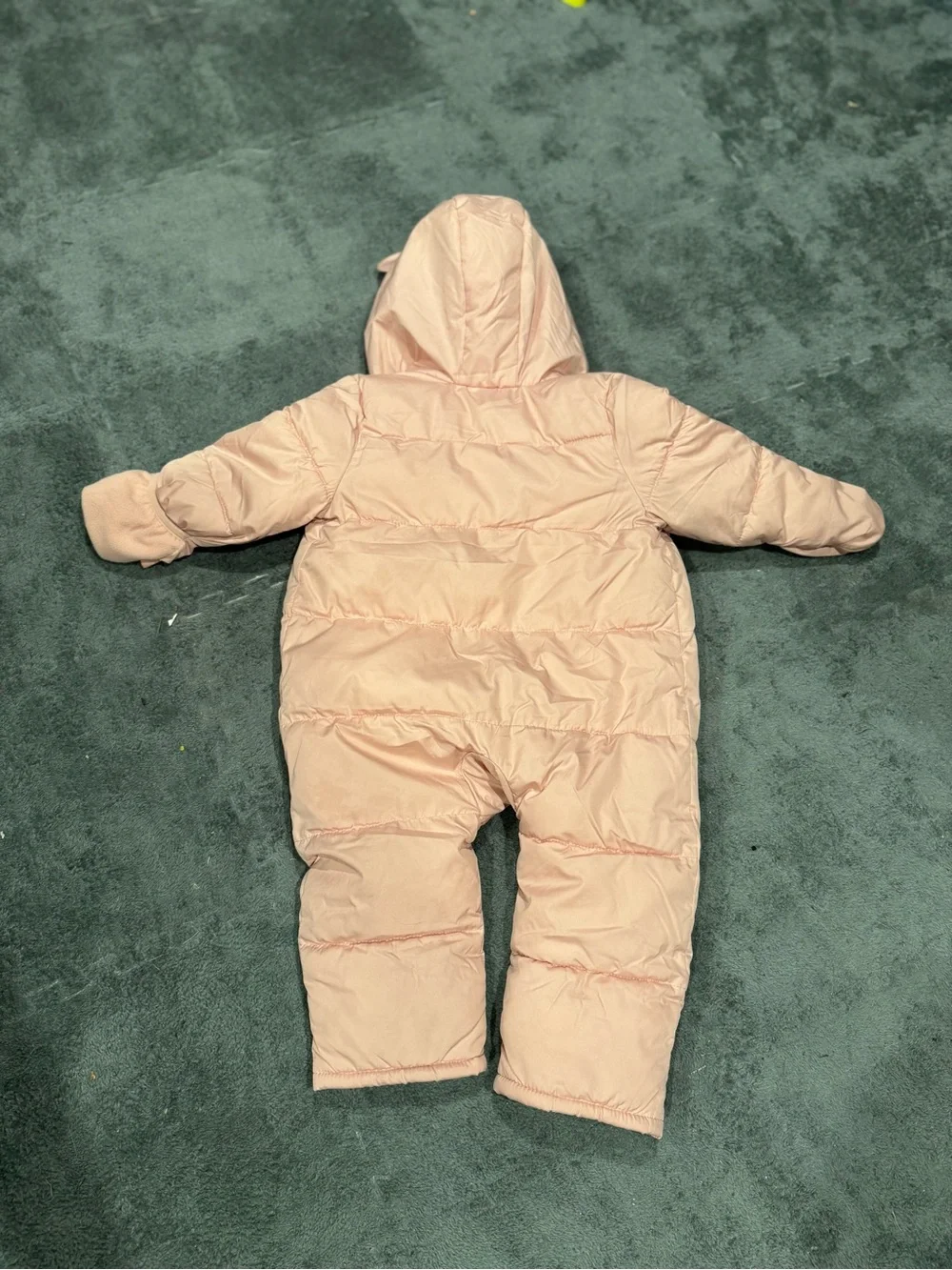 Old Navy Pale Pink Baby One-Piece Snowsuit